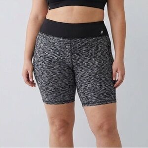 😍SHOW SPECIAL JOE FRESH Grey and White Stretch Leggings 15” XL